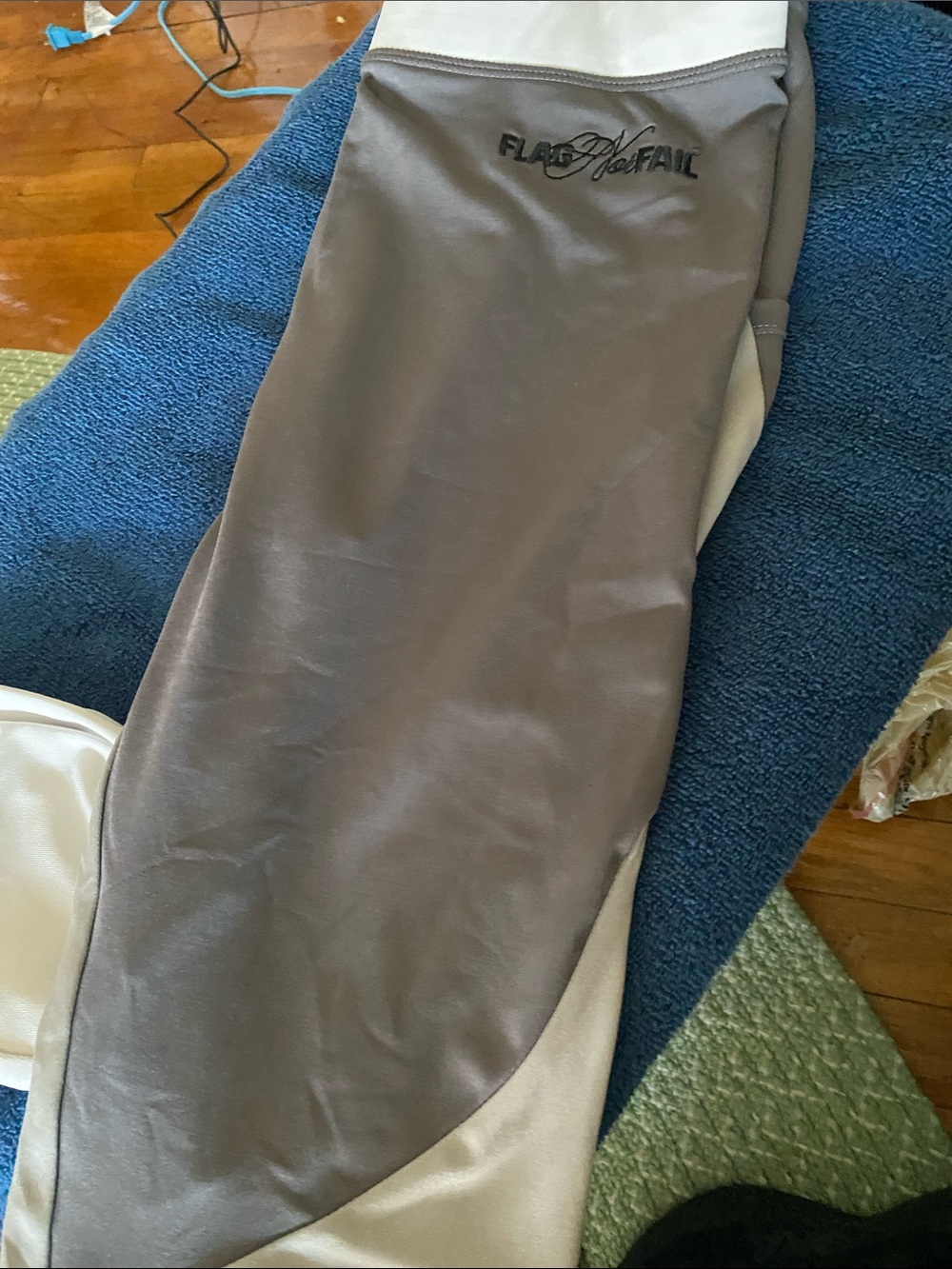 flag nor fail Two-Tone Gray leggings